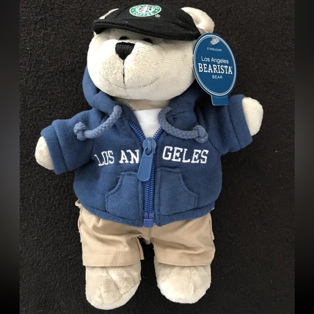 Starbucks Coffee Los Angeles The City of Angels Bearista Bear 2007 NWT RARE!